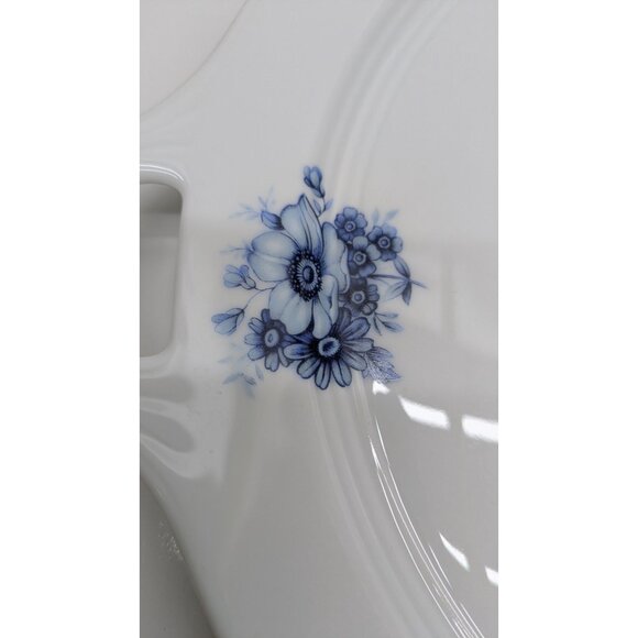 Ter Steege Delft Blauw Holland White Serving Tray Blue Floral Design - Picture 5 of 11